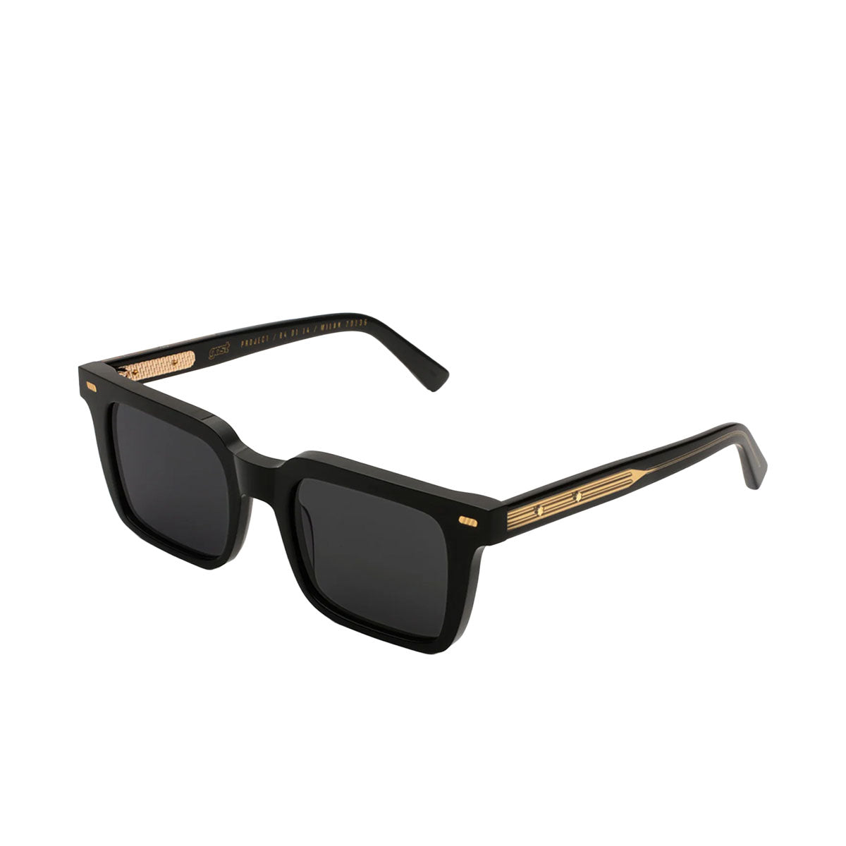 Gast Occhiali da Sole Drava Black DRA01 Nero/Grigio Unisex
