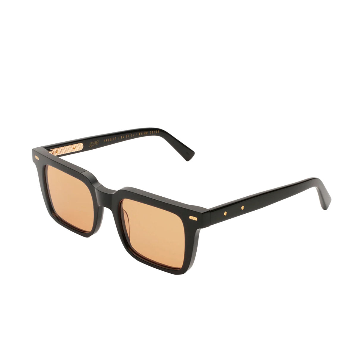 Gast Occhiali da Sole Drava Sandstone DRA03 Nero/Arancione Unisex