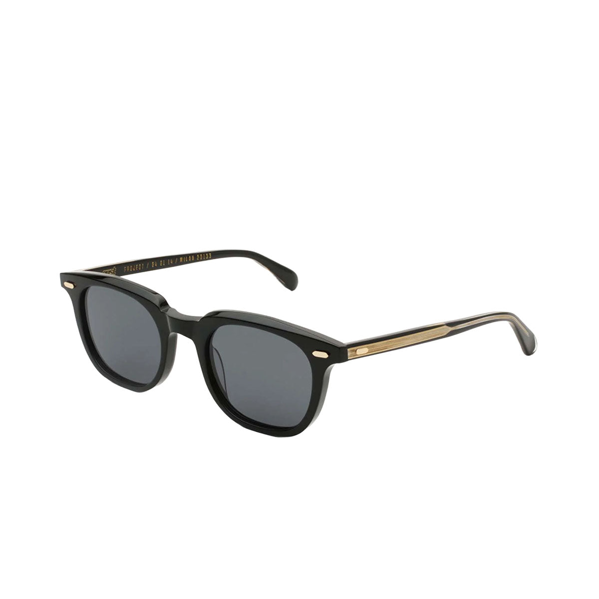 Gast Occhiali da Sole Riva Black Gold RIV06 Nero/Grigio Unisex