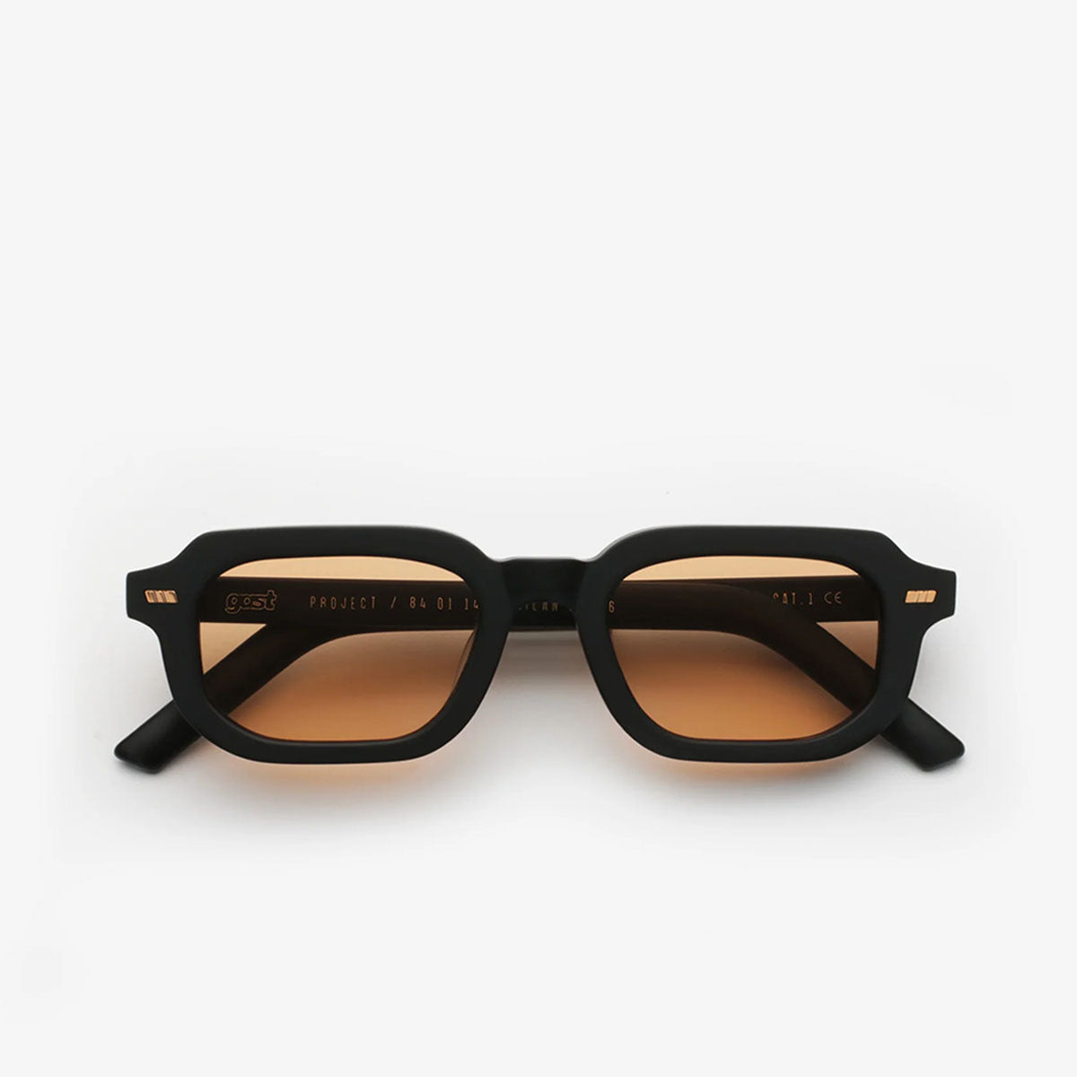 Gast Occhiali da Sole Pai Sandstone PA04 Nero/Arancione Unisex