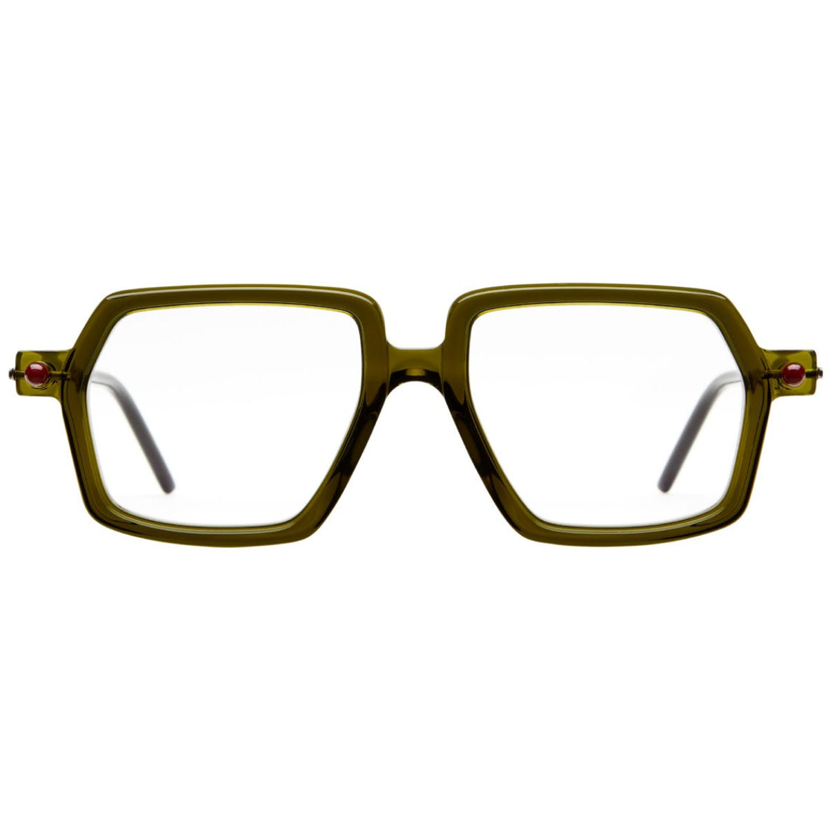 Kuboraum Occhiali da Vista P32 MG Verde/Trasparente Unisex