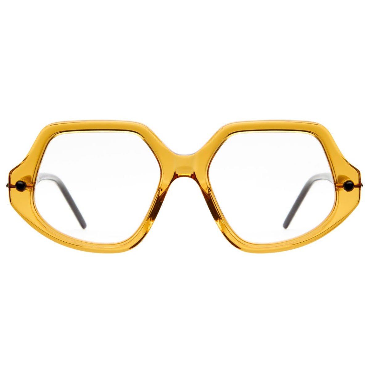 Kuboraum Occhiali da Vista P20 HO Giallo/Trasparente e Arancione Unisex