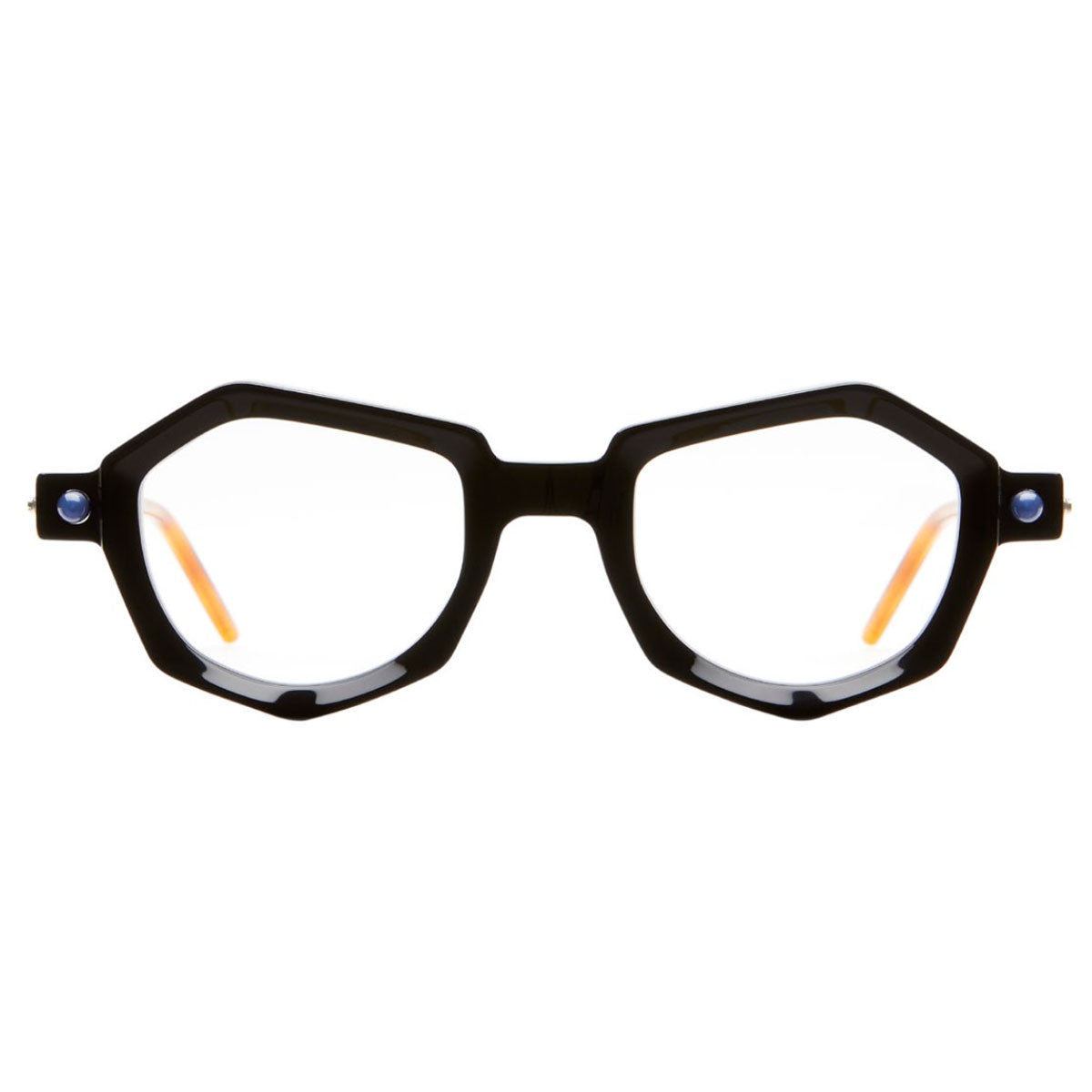 Kuboraum Occhiali da Vista P27 BS Nero/Trasparente Unisex