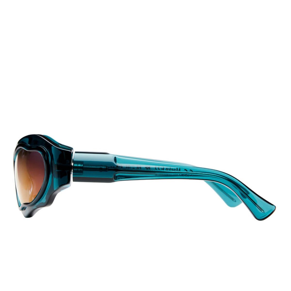 Kuboraum Occhiali da Sole E22 RF Verde/Oro Unisex 58 23 130