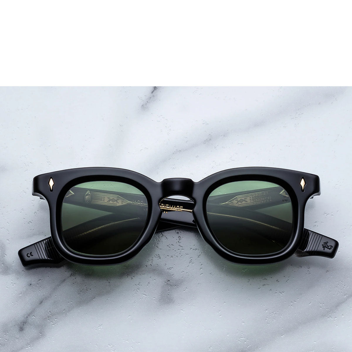 Jacque Marie Mage Occhiali da Sole Devaux Venom Nero/Verde Unisex