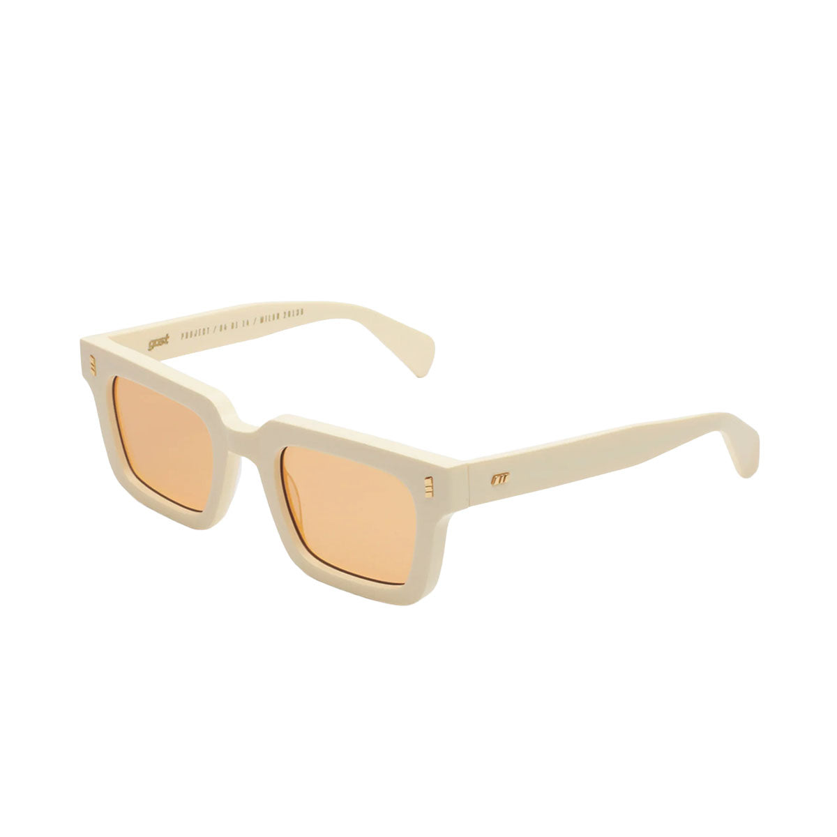 Gast Occhiali da Sole (NOT) Common Eggshell NC03 Bianco/Arancione Unisex