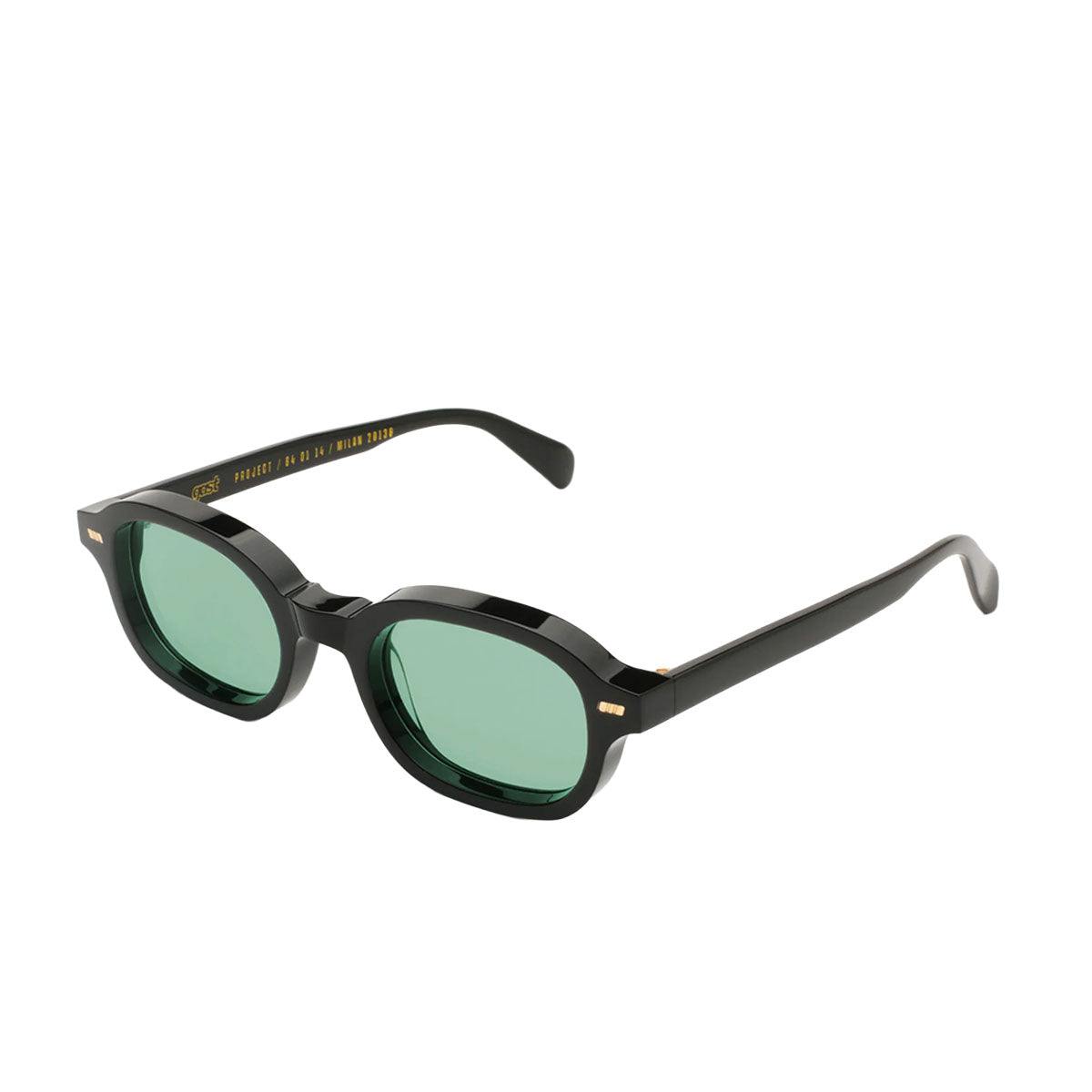 Gast Occhiali da Sole Myriad Mint-Flavored MYR05 Nero/Verde Unisex