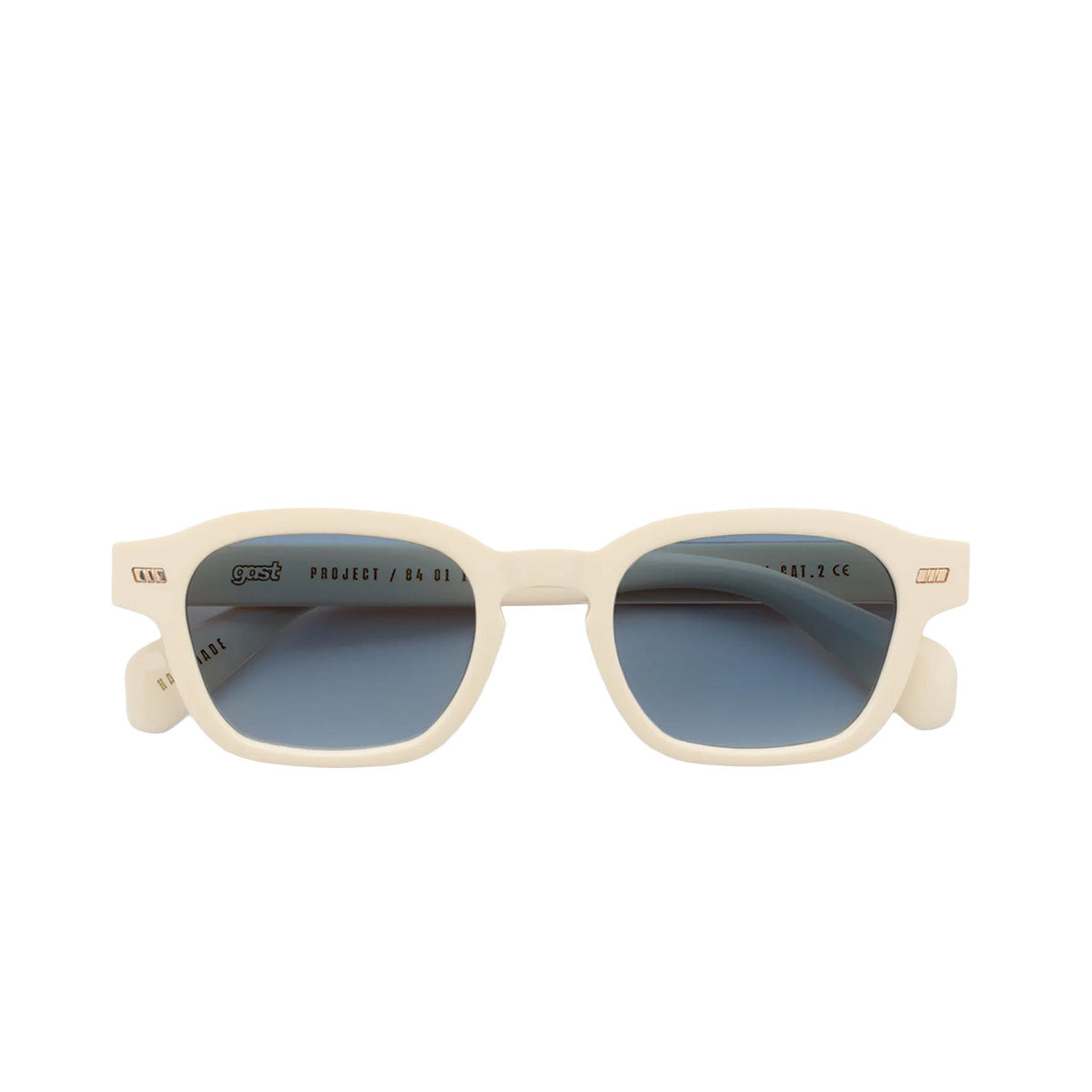 Gast Occhiali da Sole Aria Eggshell ARI04 Bianco/Blu Unisex
