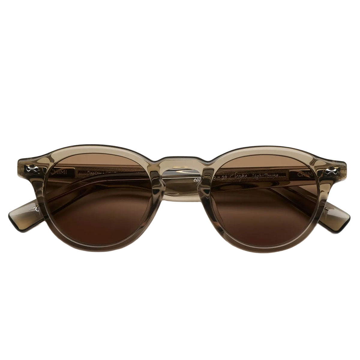 Chimi Occhiali da Sole Scope Light Taupe Beige/Marrone Unisex