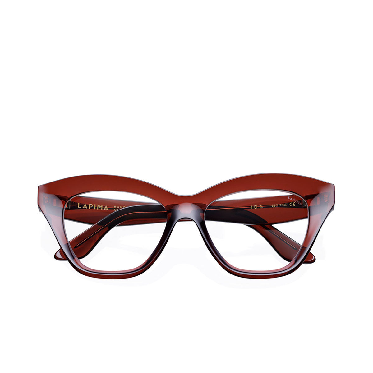 Lapima Occhiali da Vista Ida Rubi Rosso/Trasparente Unisex 55 17 145