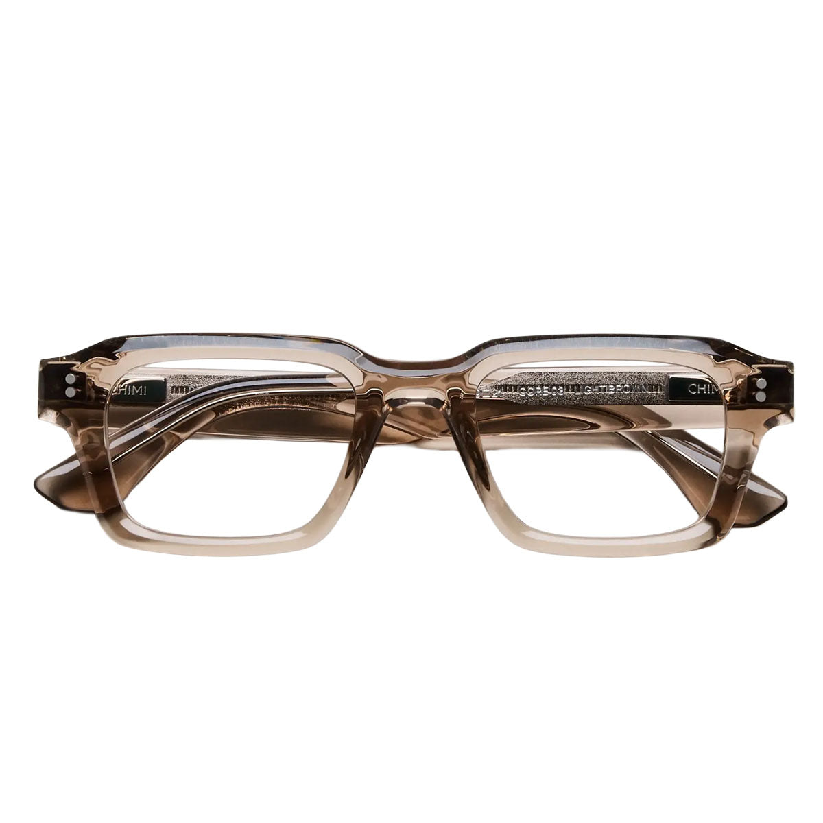Chimi Occhiali da Vista Core 03 Light Brown Marrone/Trasparente Unisex 49 21 143