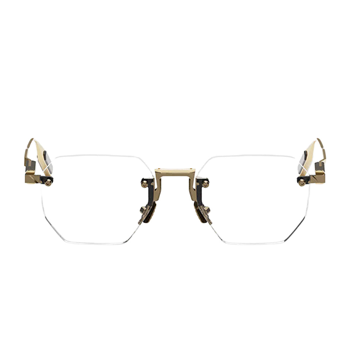 Movitra Occhiali da Vista Sine 01-C3 Antique Gun Light Gold Oro/Trasparente Unisex