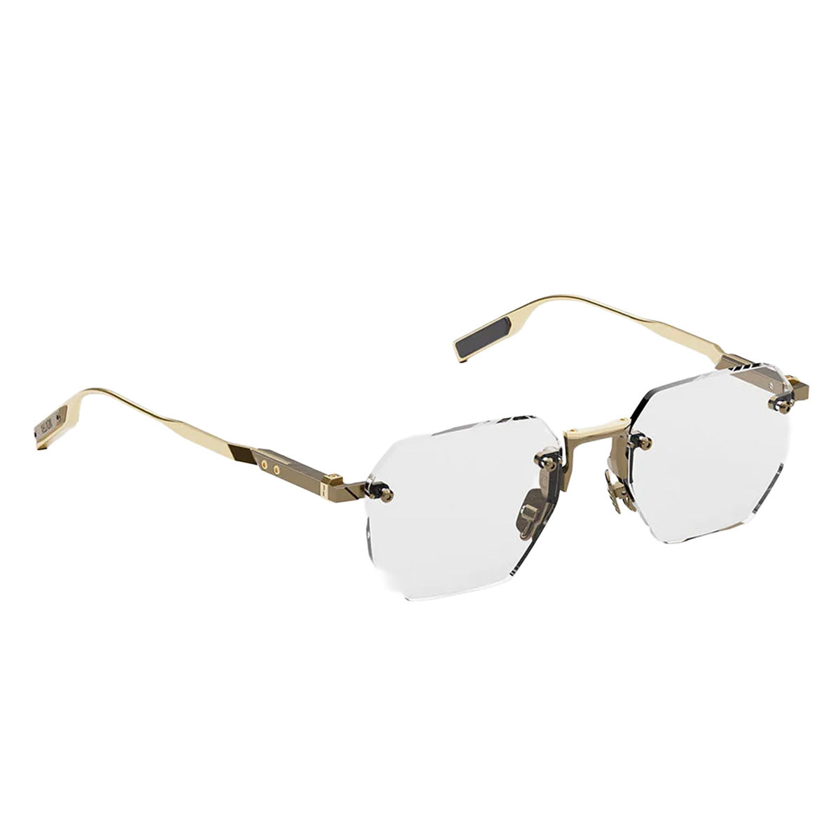 Movitra Occhiali da Vista Sine 01-C3 Antique Gun Light Gold Oro/Trasparente Unisex