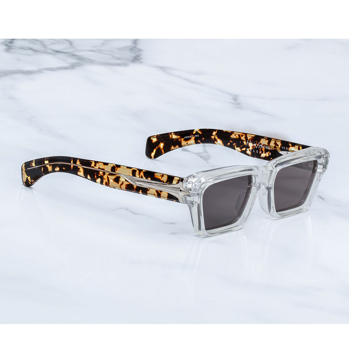 Jacques Marie Mage Occhiali da Sole Melchior Tokyotort Trasparente/Nero Unisex