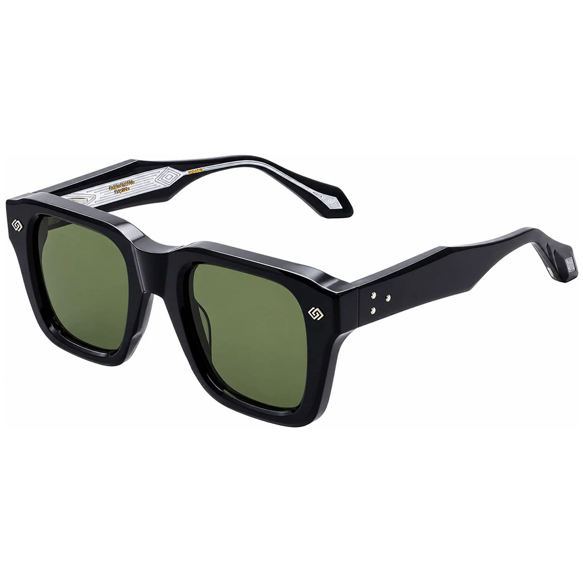 Daizo Occhiali da Sole Kimihiko Black Nero/Verde