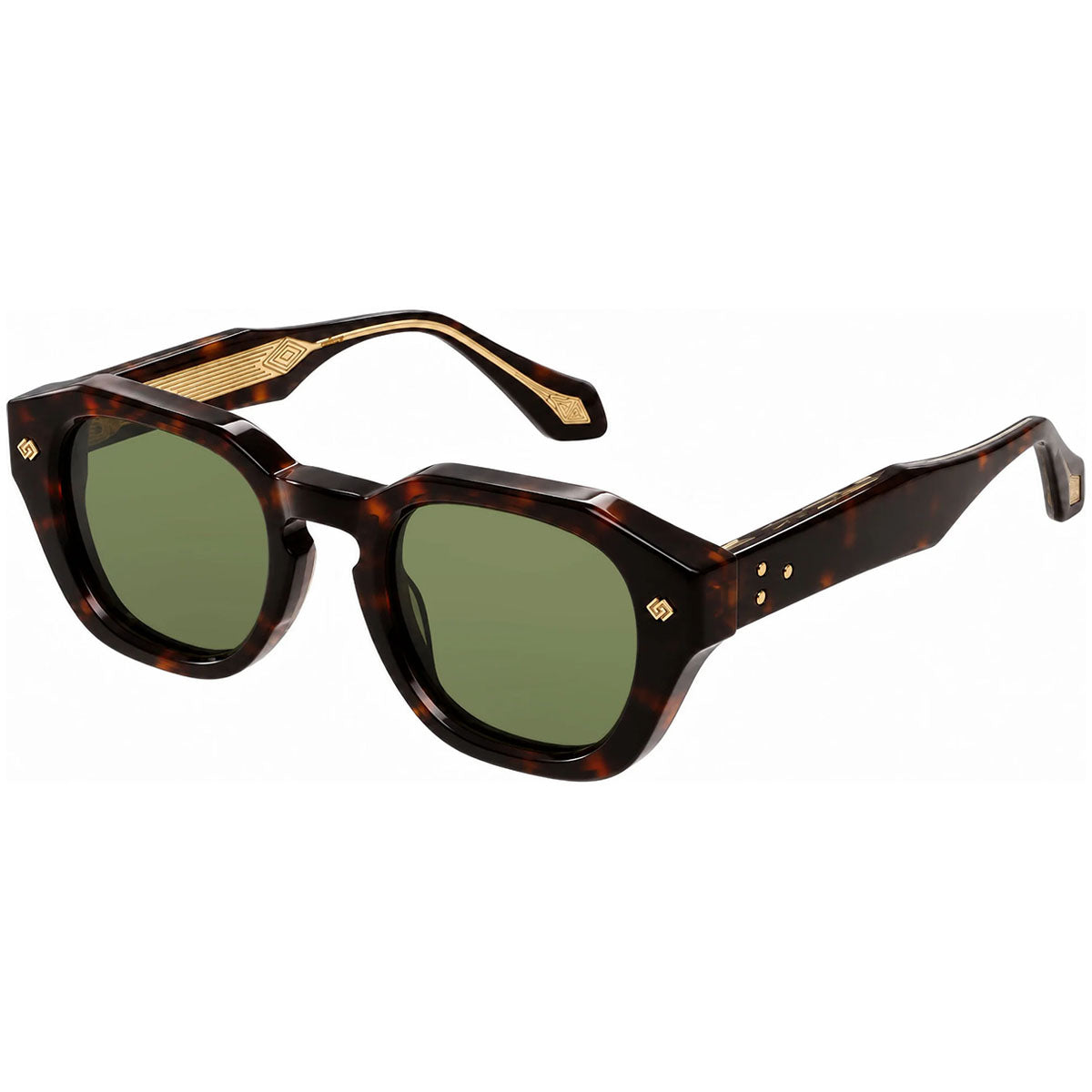 Daizo Occhiali da Sole Ludo Havana Dark Marrone/Verde