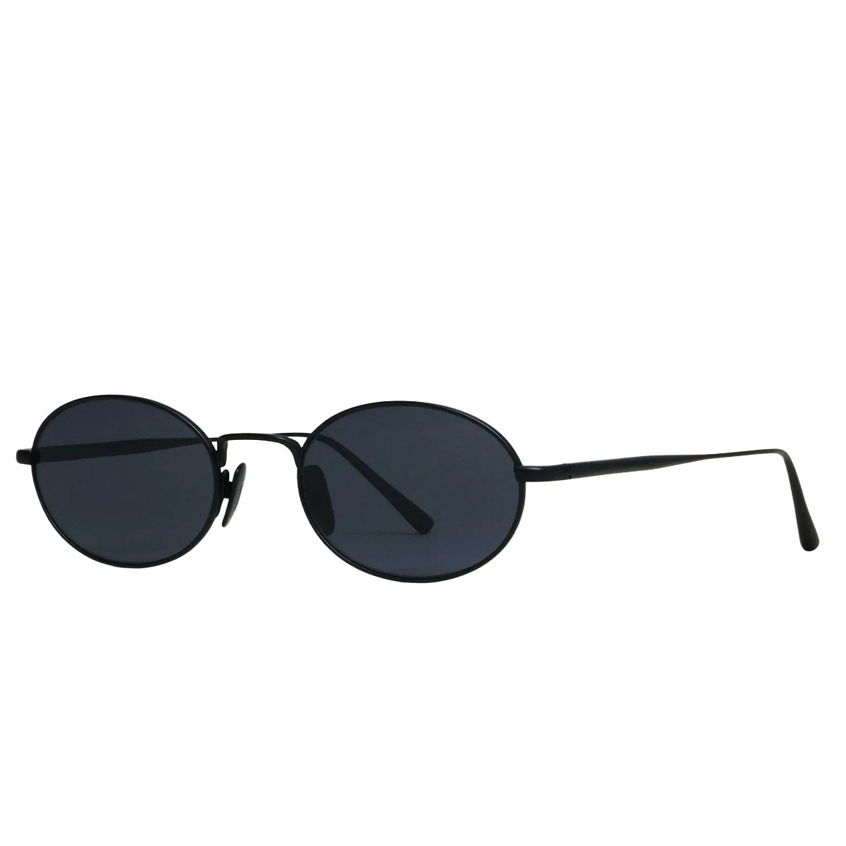 Chimi Occhiali da Sole Titan Oval Black Nero/Grigio Unisex