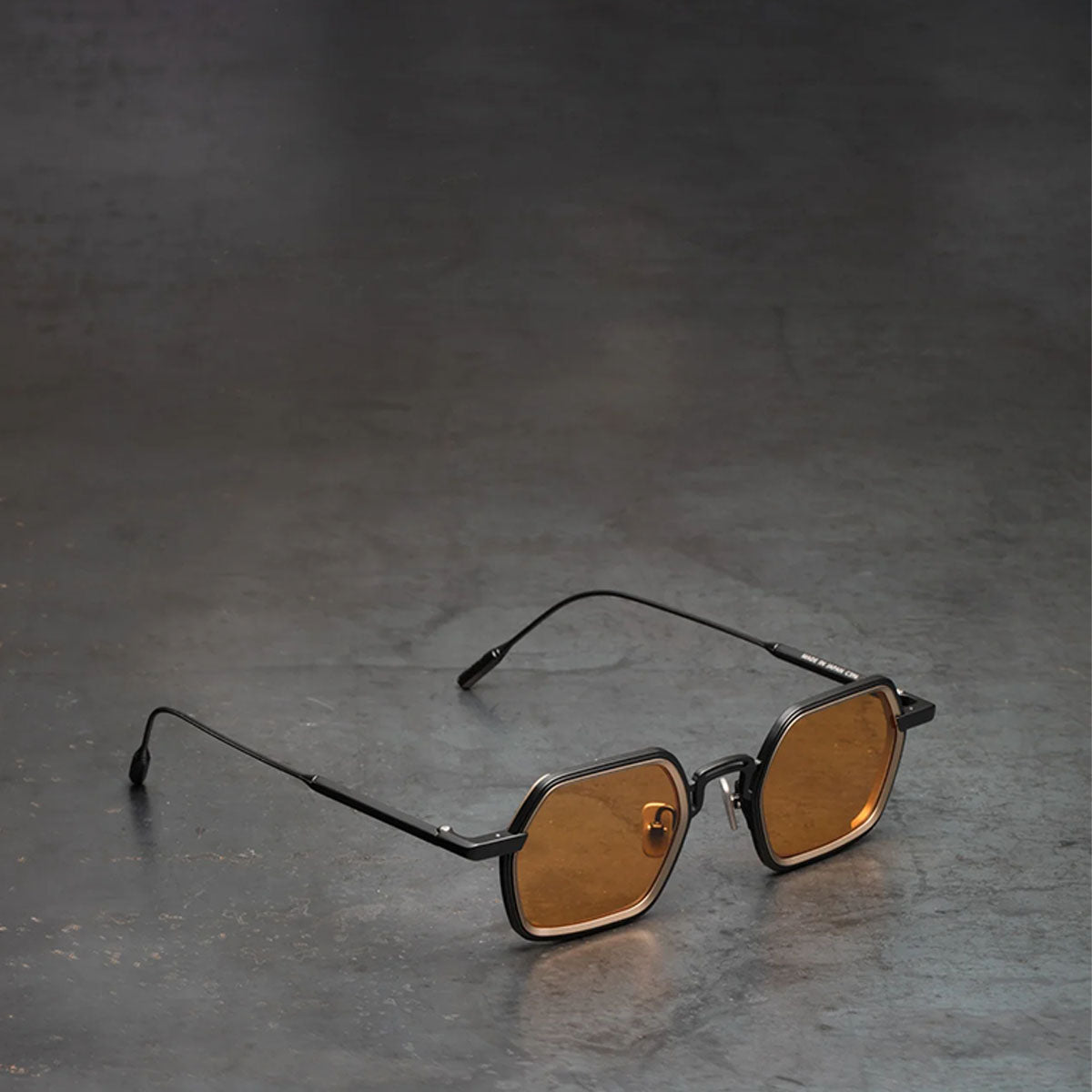 Capote Occhiali da Sole C396 BLK-ORANGE Nero/Arancione Unisex 46 23 145