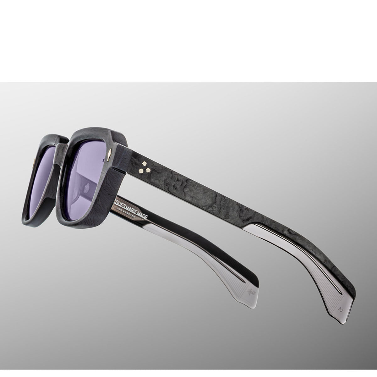 Jacques Marie Mage Occhiali da Sole Taos Ebony Grigio/Viola Unisex