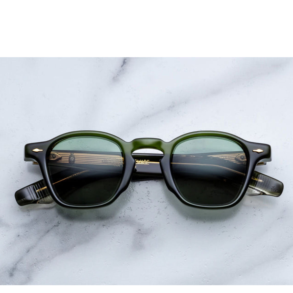 Jacques Marie Mage Occhiali da Sole Zephirin Kombu Verde/Verde Unisex