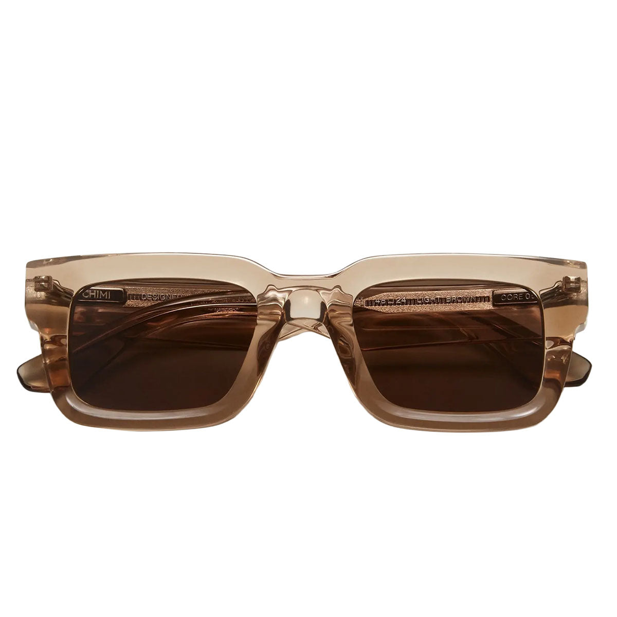 Chimi Occhiali da Sole Core 05 Light Brown Marrone/Marrone Unisex 48 24 145