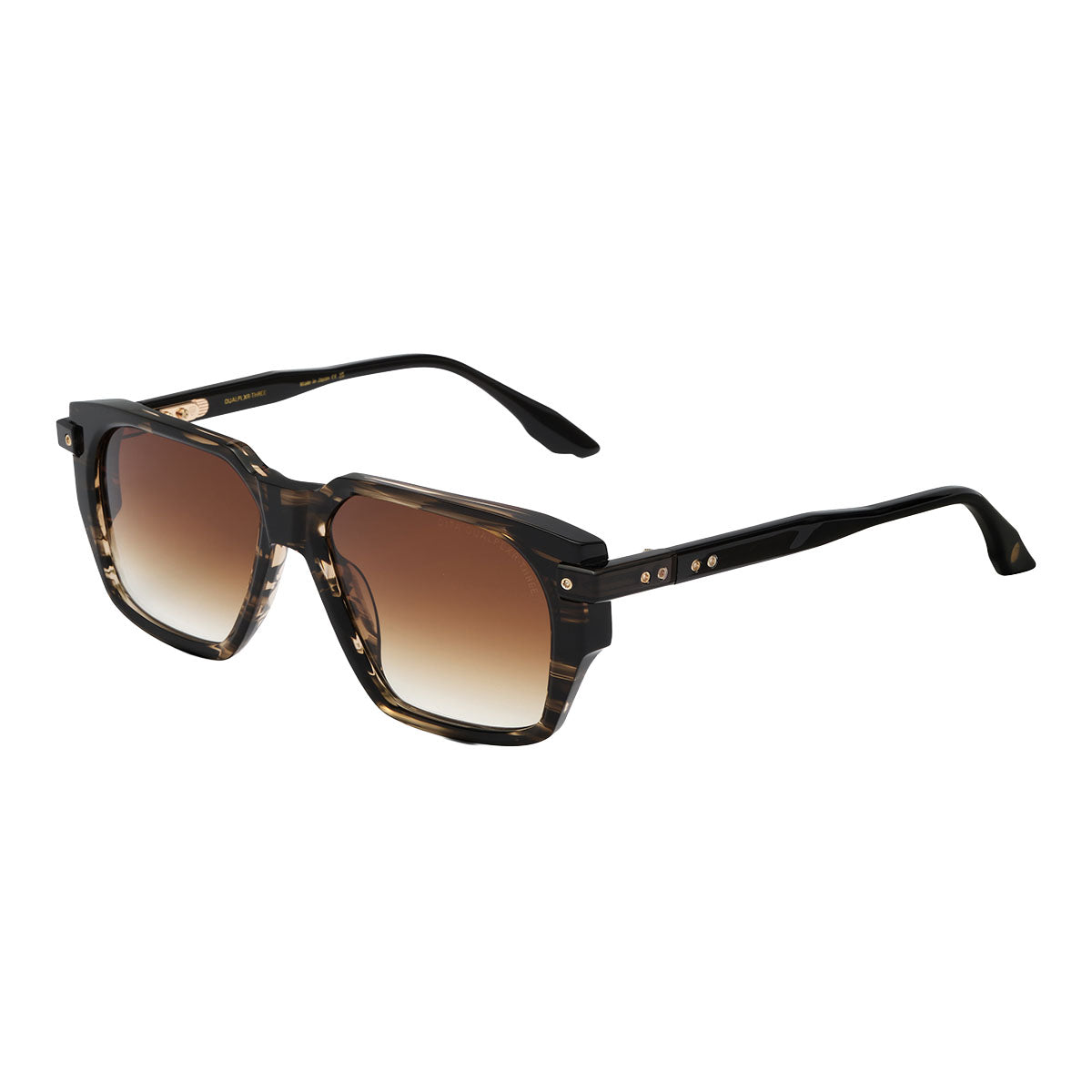 Dita Occhiali da Sole DUALPLXR-THREE 02 Nero/Marrone Unisex