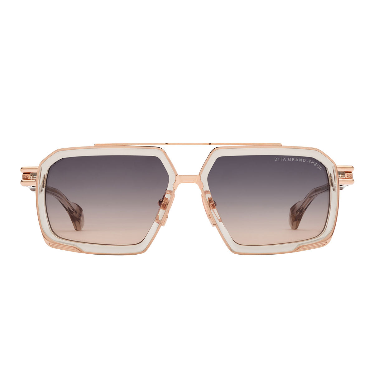 Dita Occhiali da Sole Grand-Theos 02 Oro Rosa/Grigio Unisex