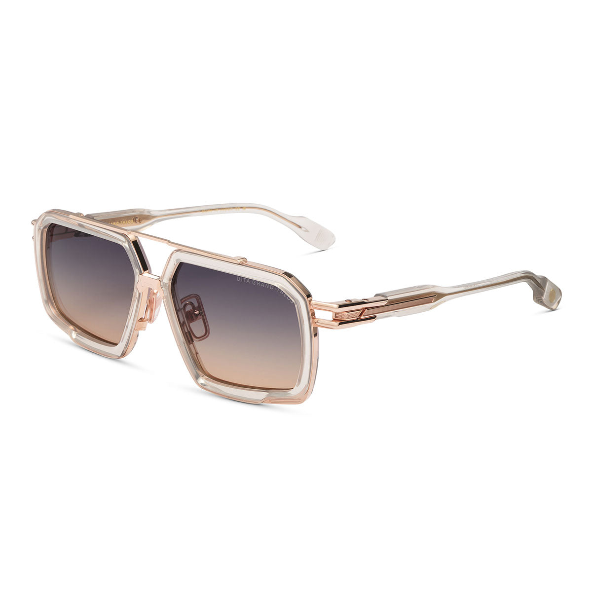 Dita Occhiali da Sole Grand-Theos 02 Oro Rosa/Grigio Unisex