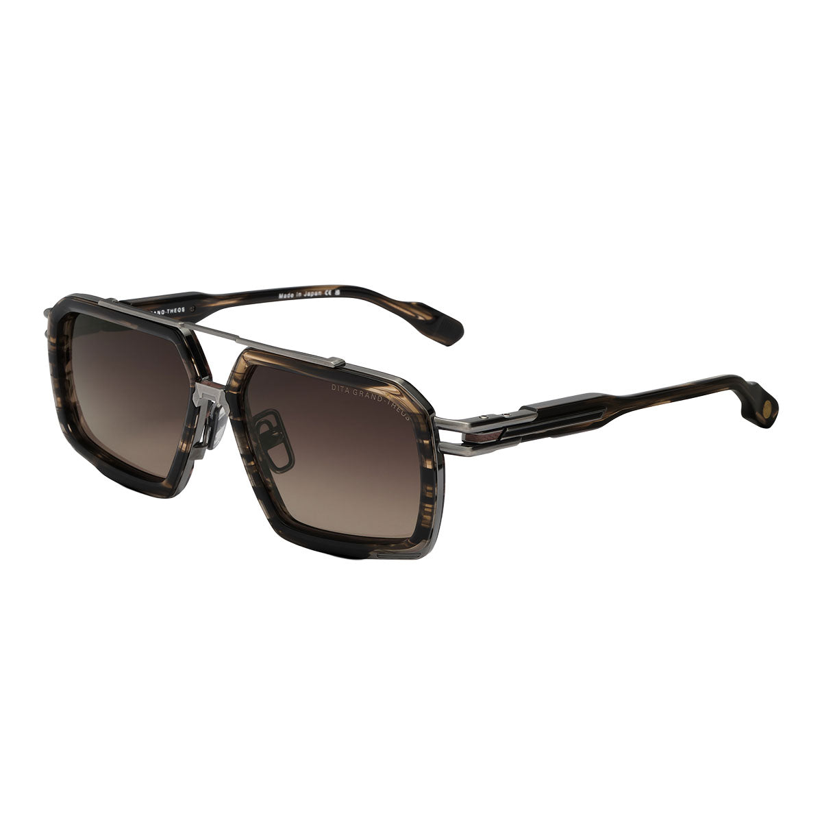 Dita Occhiali da Sole Grand-Theos 03 Nero e Marrone/Marrone Unisex