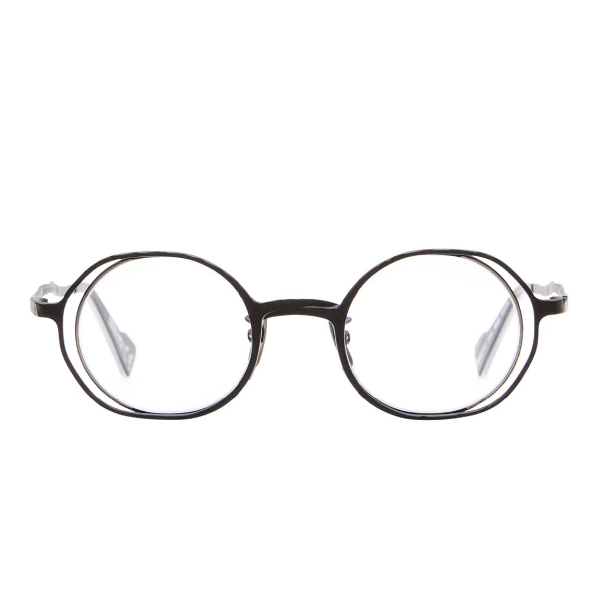 Kuboraum Occhiali da Vista H11 BBS Nero/Trasparente Unisex 45 22 140