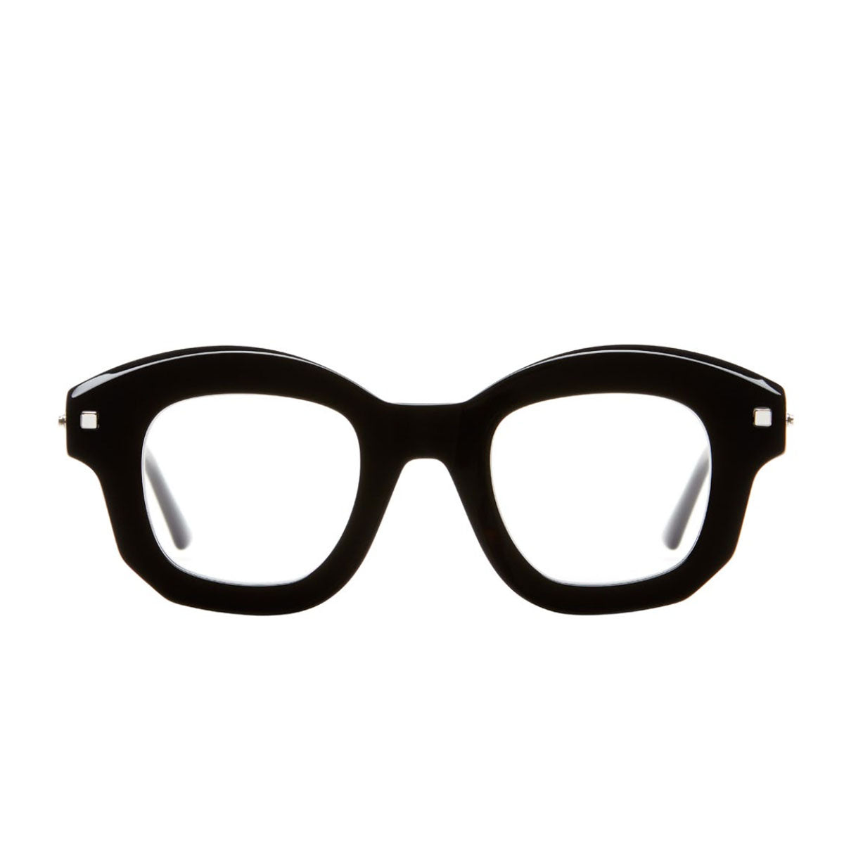 Kuboraum Occhiali da Vista J1 BSA Nero/Trasparente Unisex 46 25 145