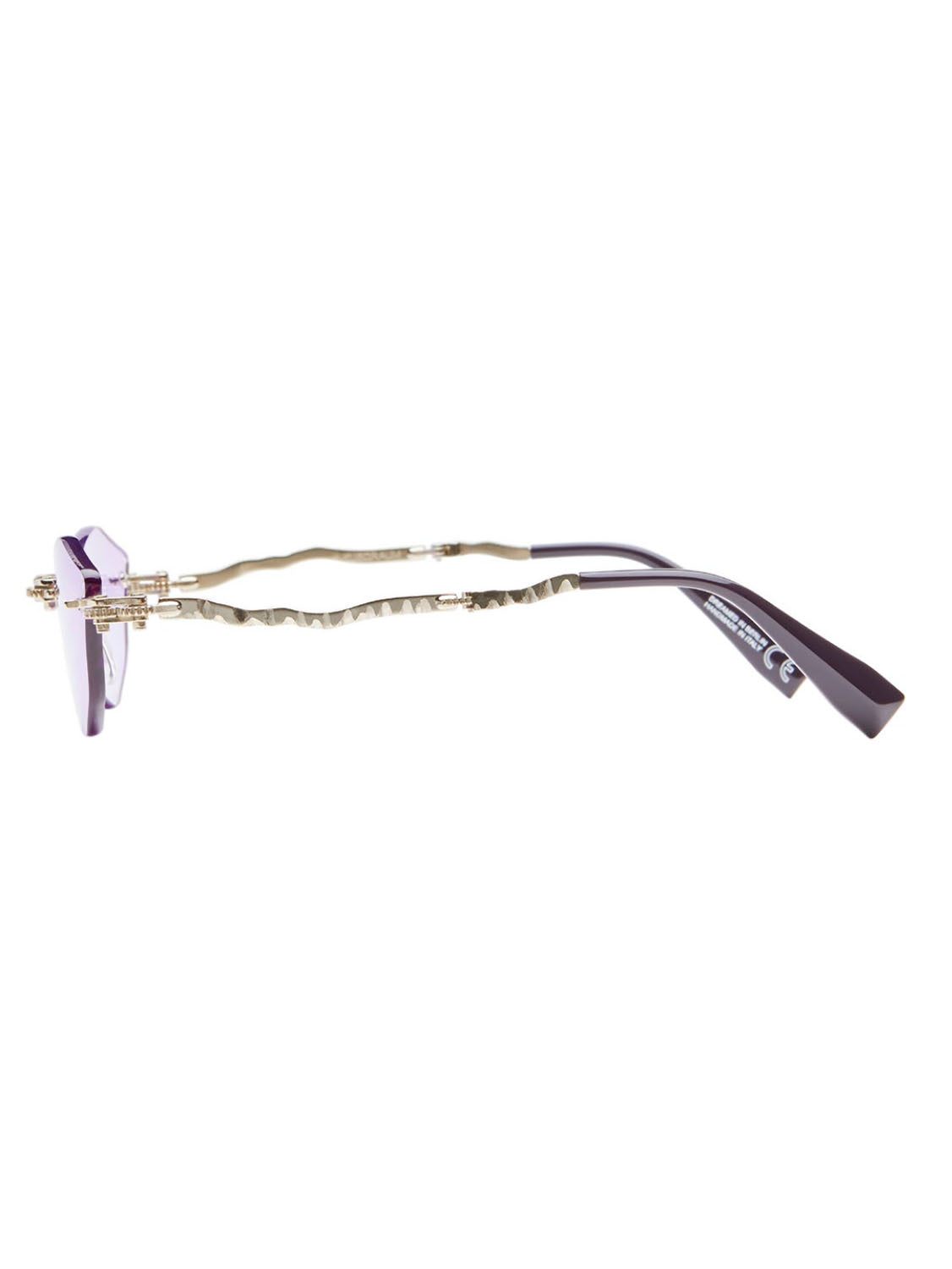 Kuboraum Occhiali da Sole H48 LG Oro/Viola Unisex 51 19 140