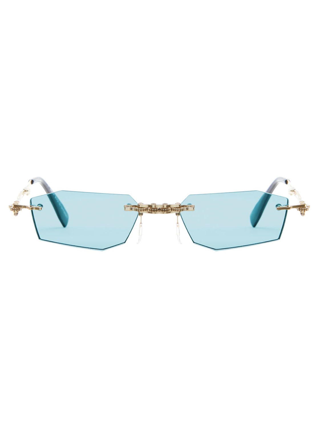 Kuboraum Occhiali da Sole H40 GG Gold/Verde Unisex 52 19 140