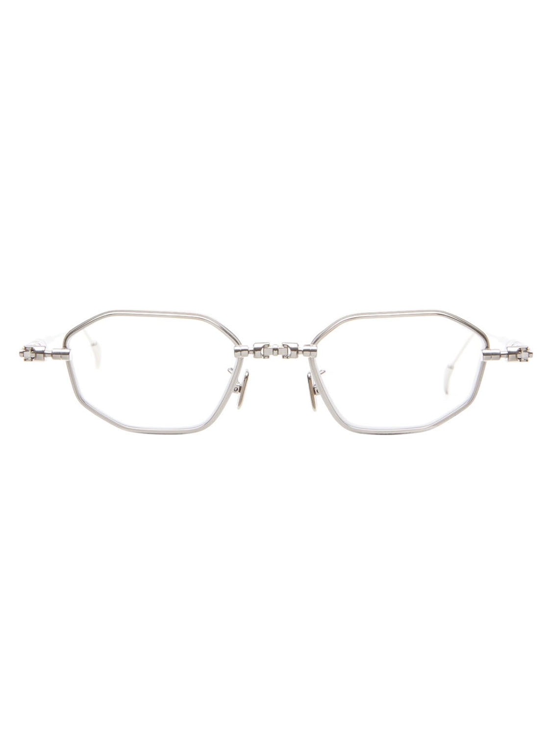 Kuboraum Occhiali da Vista H66 TM Argento/Trasparente Unisex 47 20 140