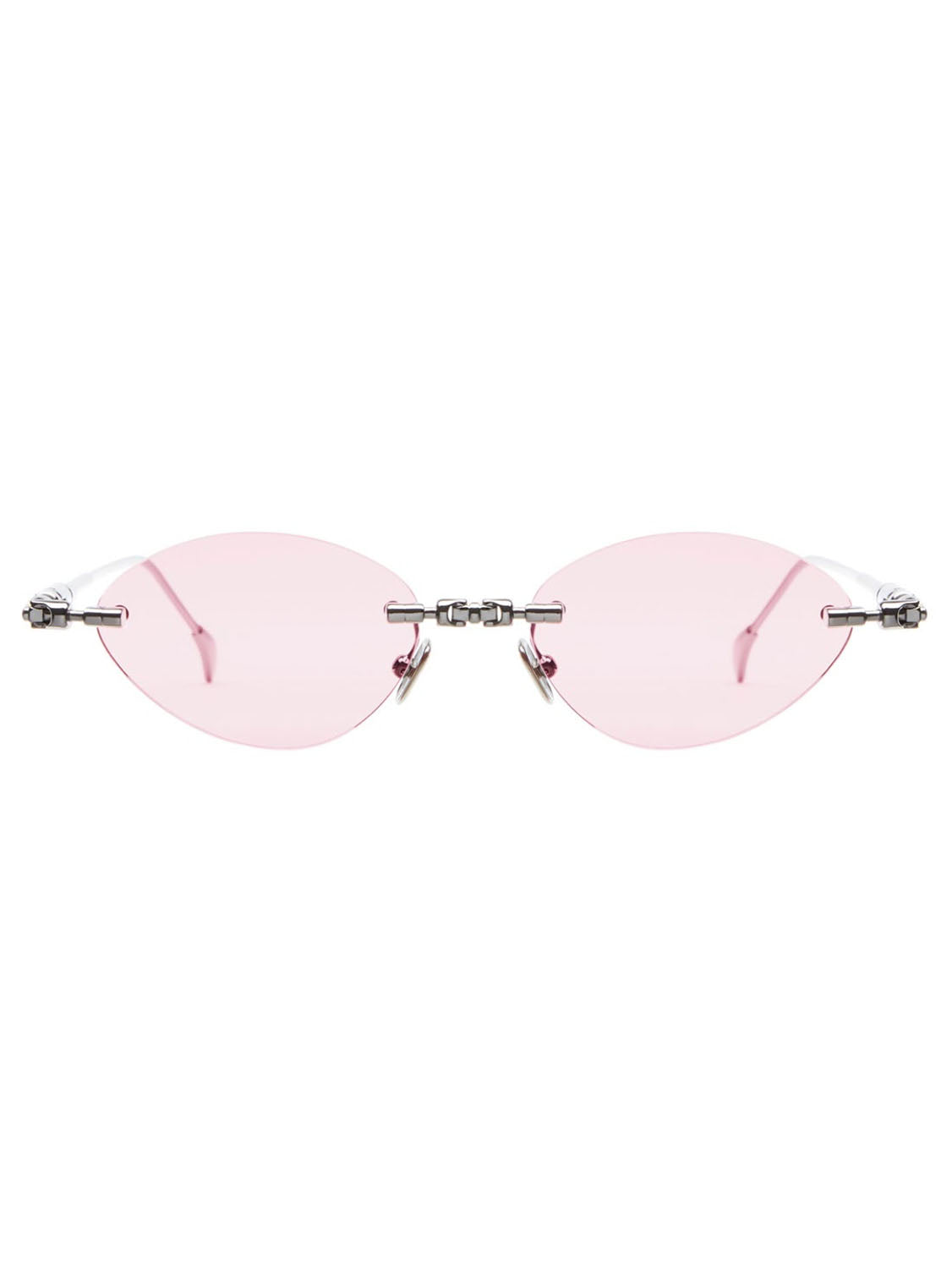 Kuboraum Occhiali da Sole H65 GM Nero/Rosa Unisex 50 16 140