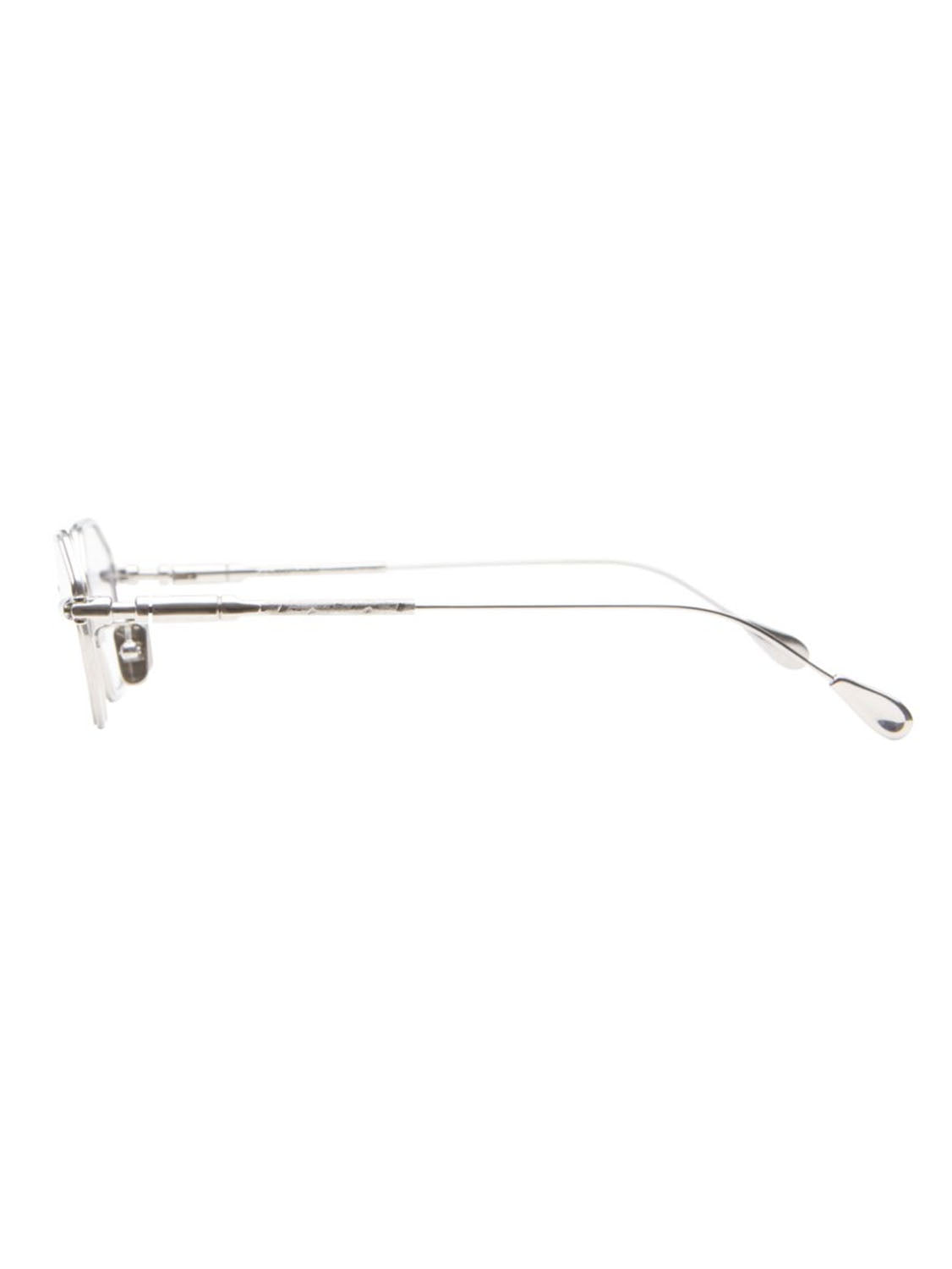 Kuboraum Occhiali da Vista H66 TM Argento/Trasparente Unisex 47 20 140