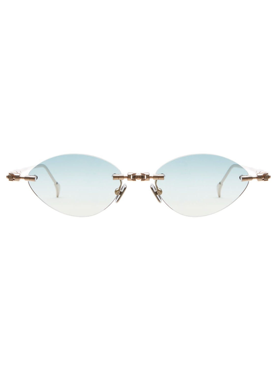 Kuboraum Occhiali da Sole H65 PG Oro/Verde Unisex 50 16 140