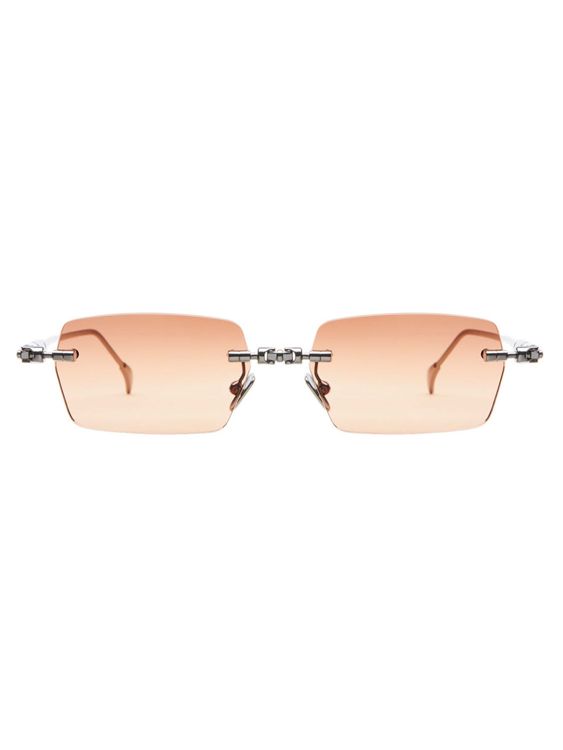 Kuboraum Occhiali da Sole H61 GM Nero/Arancioni Unisex 55 16 140