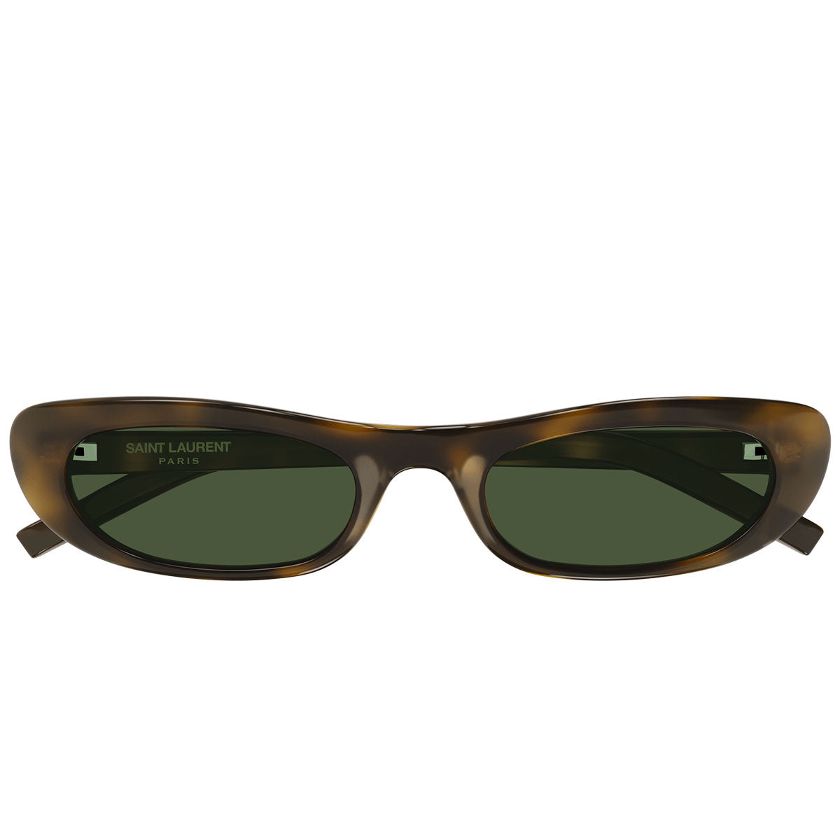 Saint Laurent Occhiali da Sole SL 557 SHADE 002 Marrone/Verde Donna