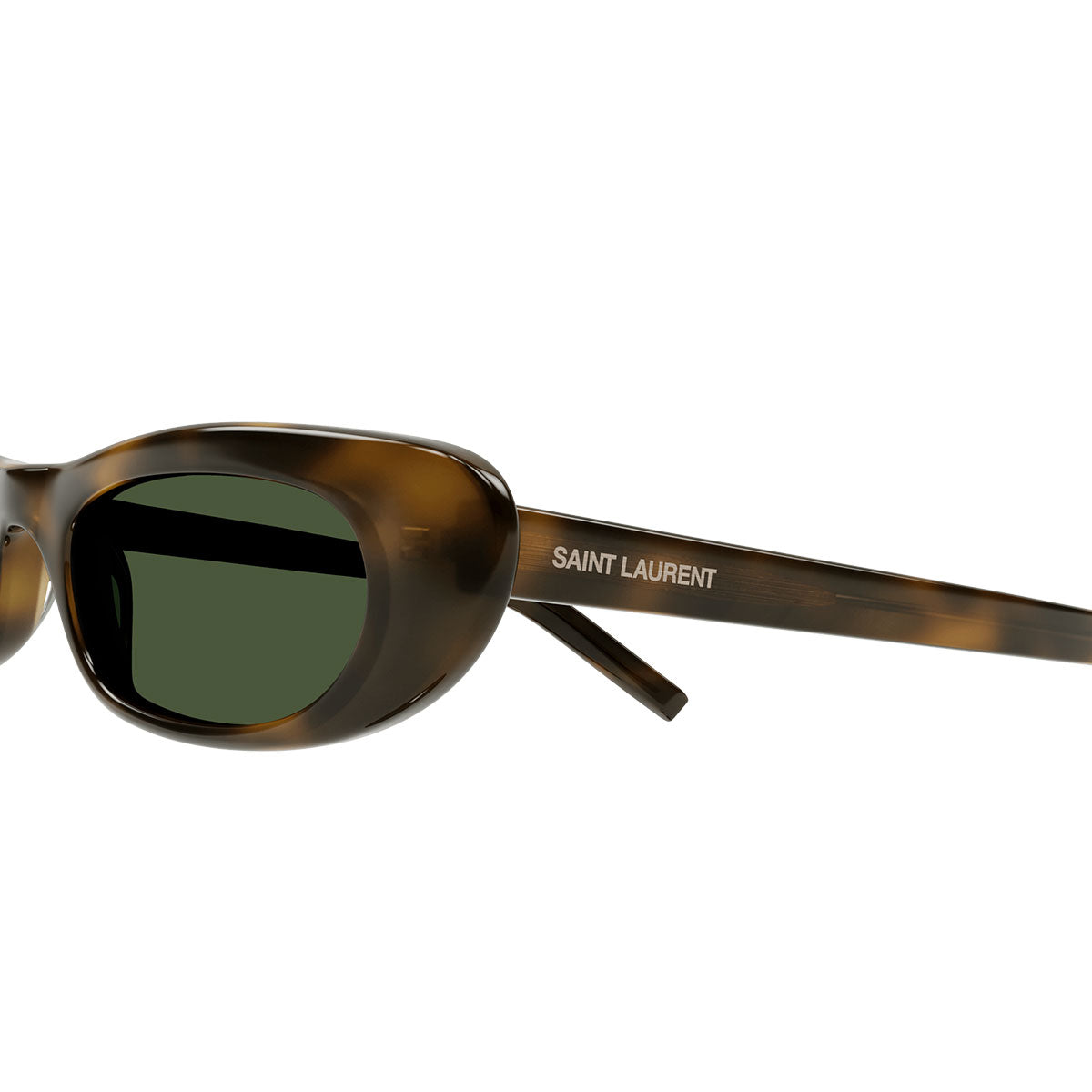 Saint Laurent Occhiali da Sole SL 557 SHADE 002 Marrone/Verde Donna