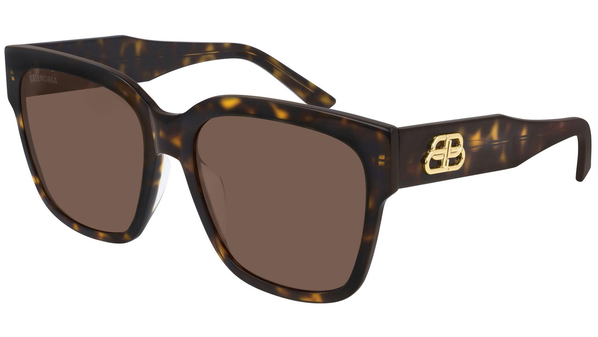 Occhiali da sole BALENCIAGA BB0056S Shiny dark havana