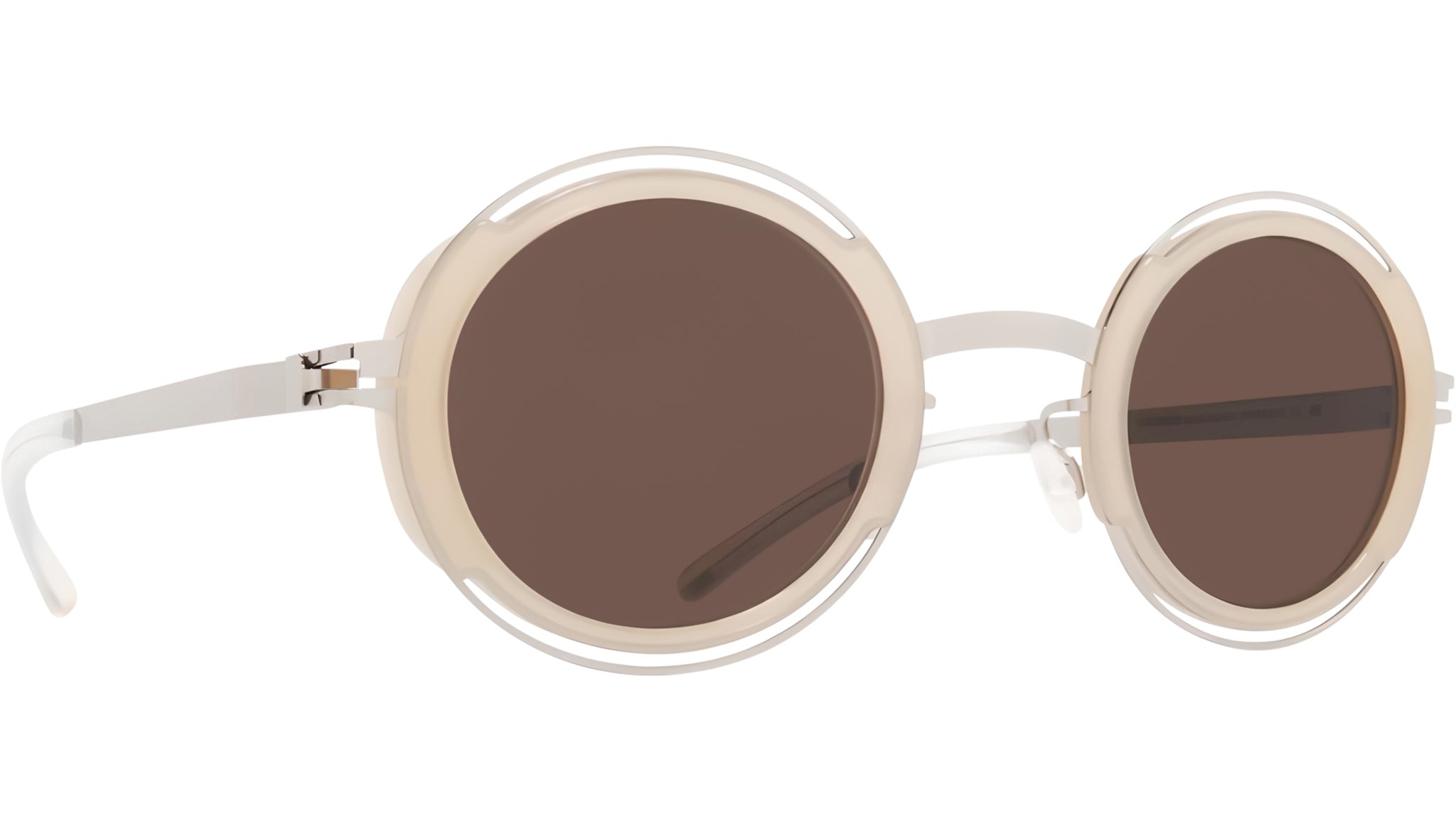 Occhiali da sole MYKITA PEARL Shiny silver blonde