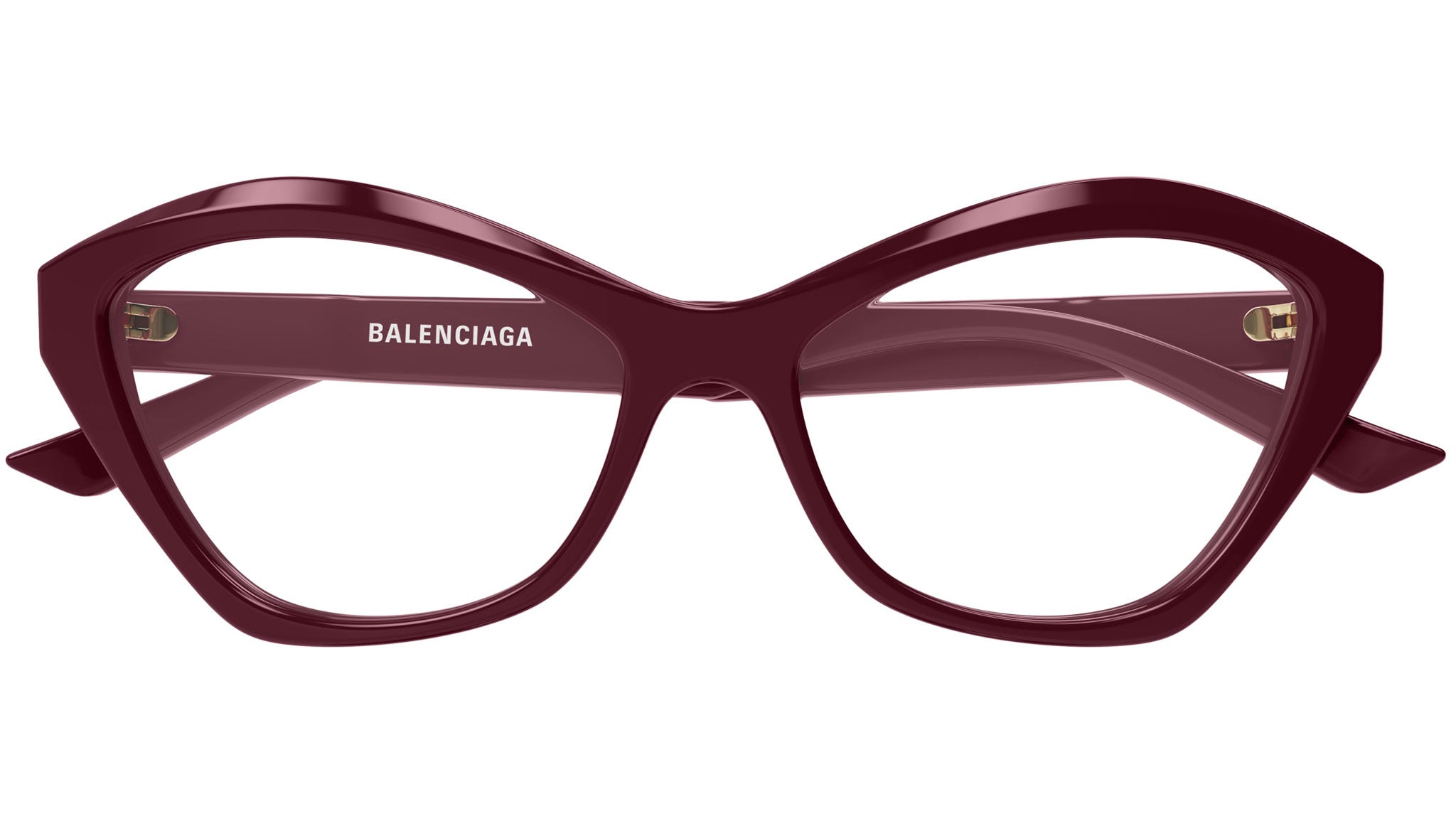 Occhiali da vista BALENCIAGA BB0341O Shiny solid burgundy
