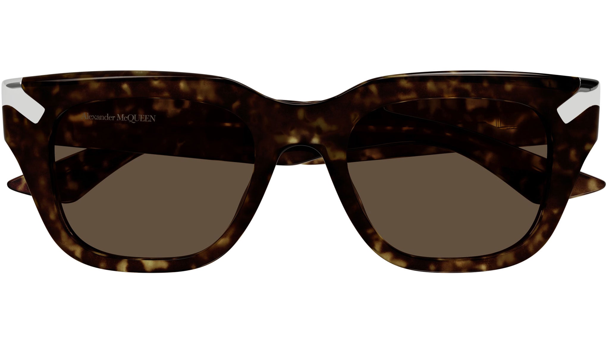 Occhiali da sole ALEXANDER MCQUEEN AM0439S Shiny dark havana