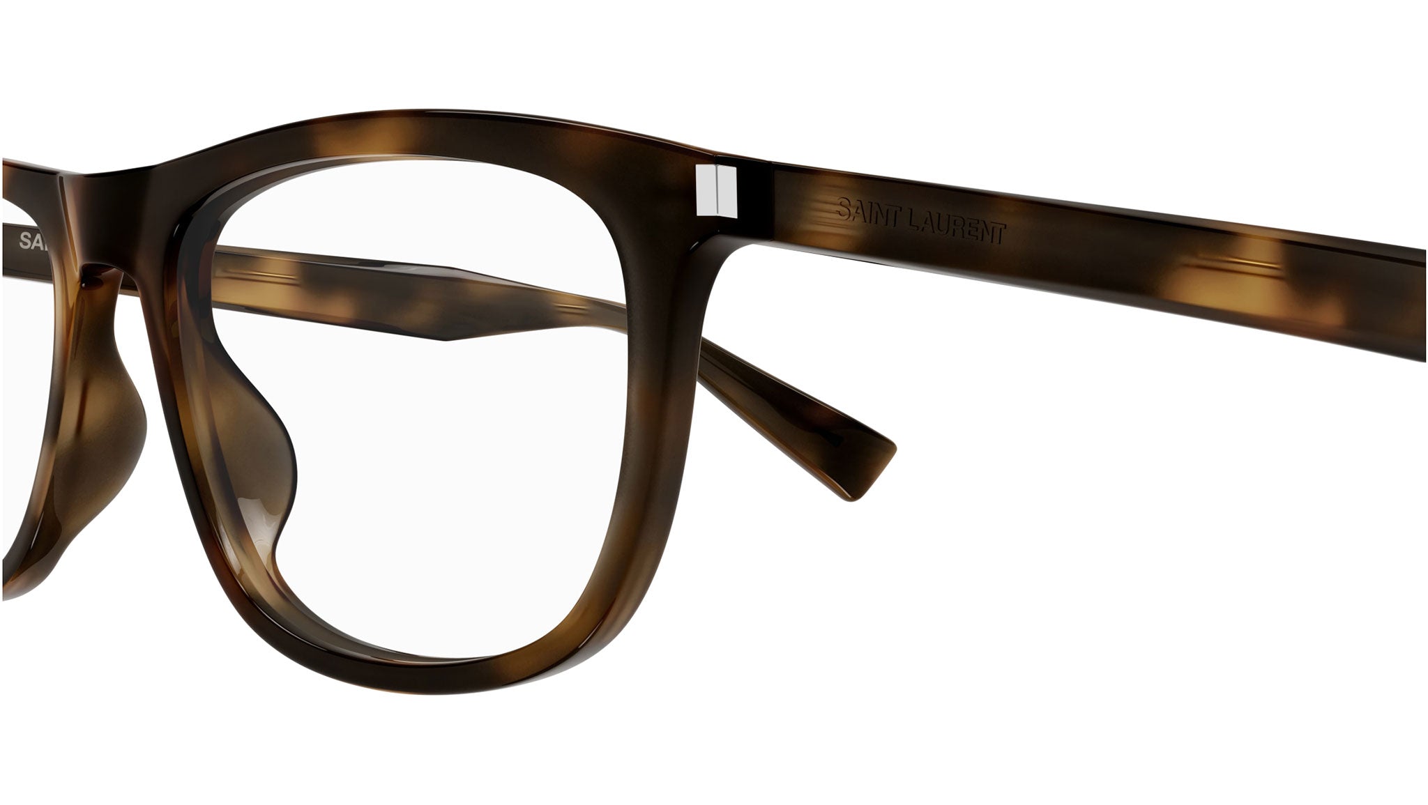 Occhiali da vista SAINT LAURENT Shiny medium havana