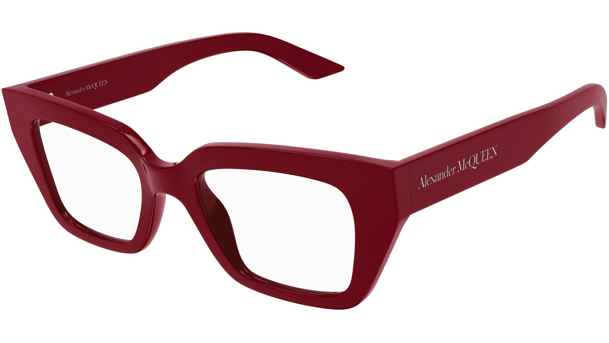 Occhiali da vista ALEXANDER MCQUEEN AM0453O Shiny solid red