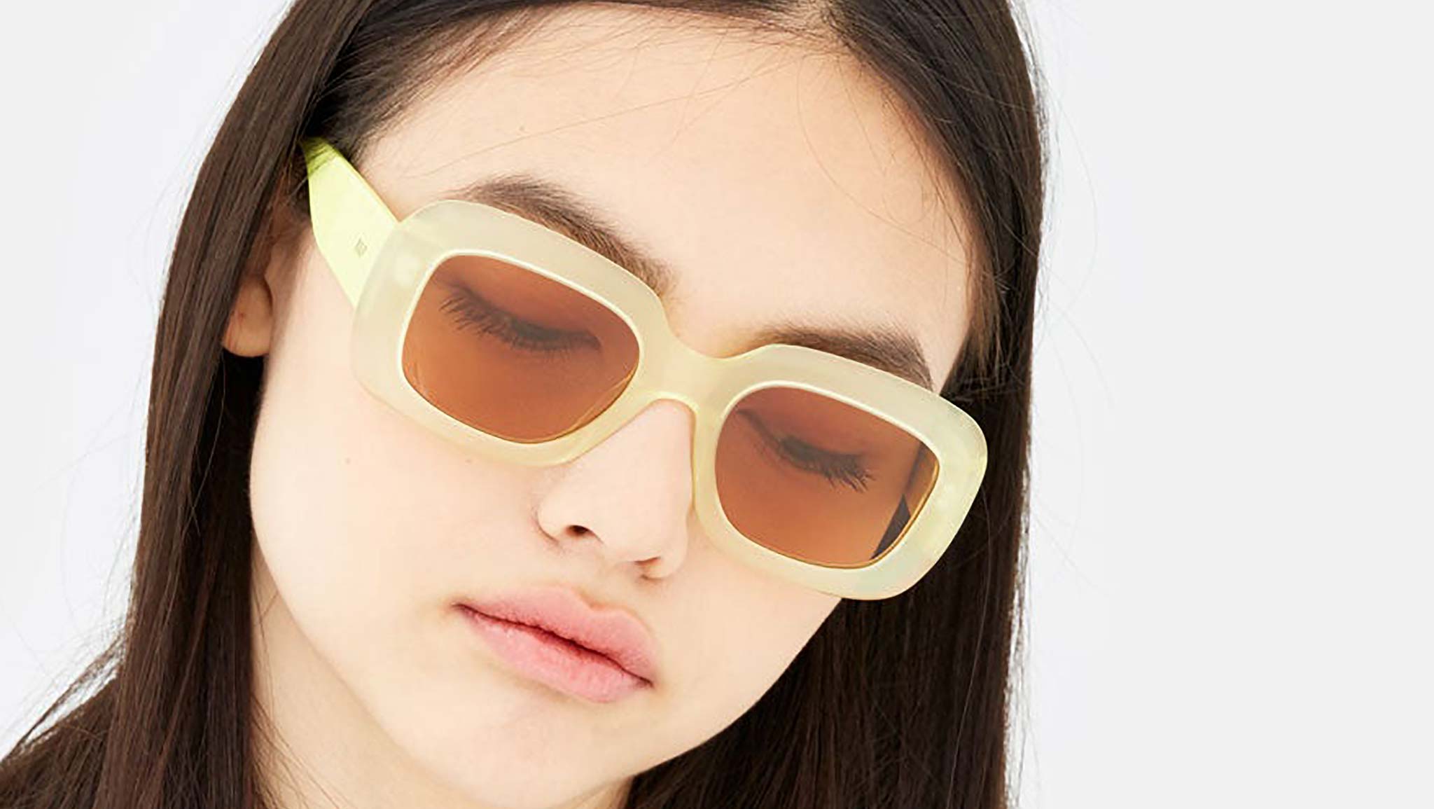 Occhiali RETROSUPERFUTURE Virgo Tone on tone yellow opaline