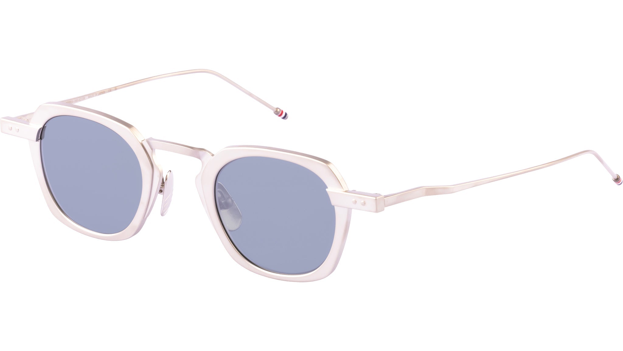 Occhiali da sole THOM BROWNE UES930A Matte silver