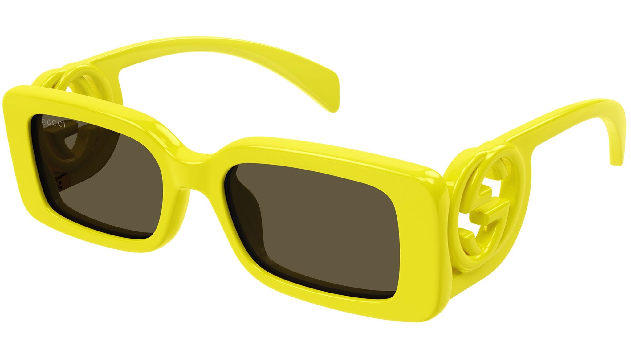 Occhiali da sole GUCCI GG1325S Shiny solid acid yellow