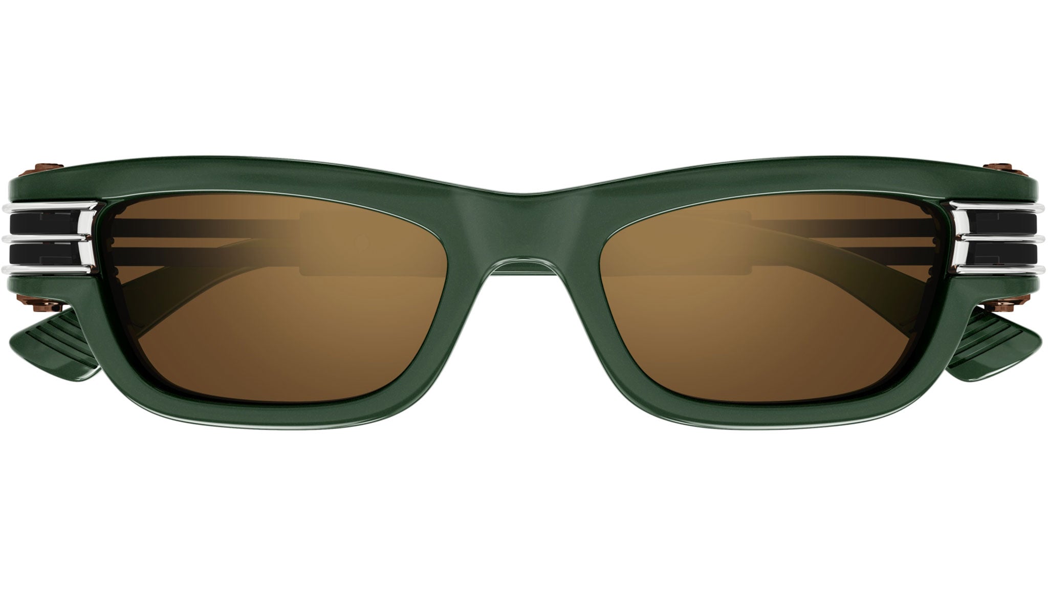 Occhiali da sole BOTTEGA VENETA BV1308S Shiny solid metallic green